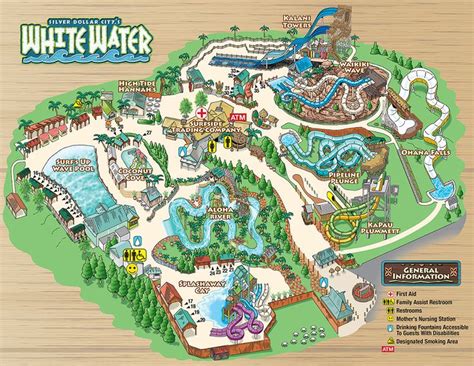 Silver Dollar City Water Park Map