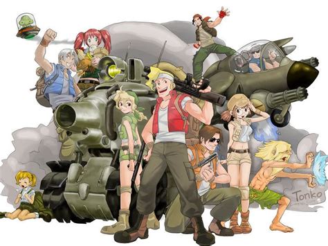 Metal Slug characters John Rick, Snk King Of Fighters, Art Of Fighting ...