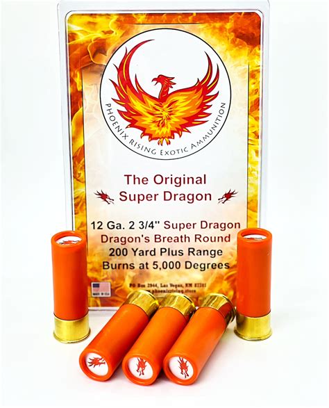 'Super Dragon' Dragon's Breath Ammunition - 12 Gauge 2 3/4"