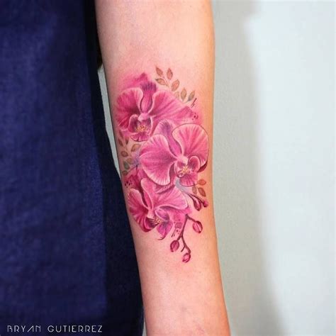 30 Gorgeous Orchid Tattoo Designs and Ideas - TattooBloq | Orchid ...