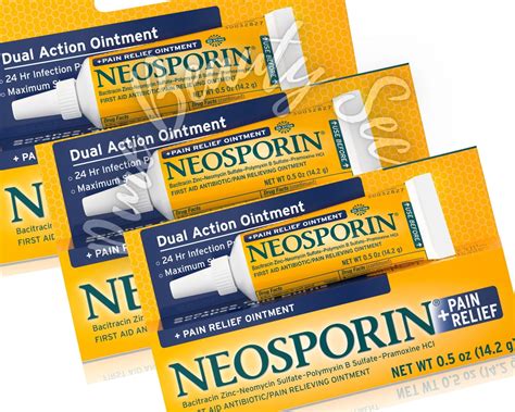 Neosporin Pain Relief Ointment 0.5oz x 3 - Walmart.com