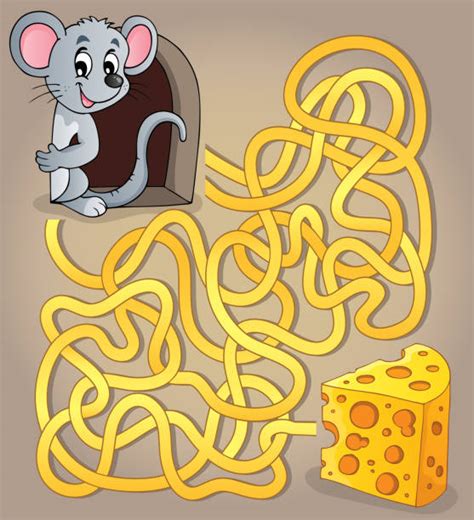 Mouse Maze Illustrations, Royalty-Free Vector Graphics & Clip Art - iStock