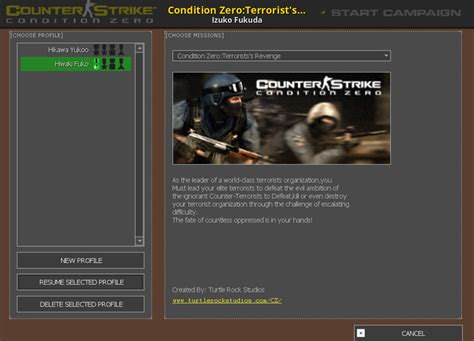 Condition Zero:Terrorist's Revenge [Counter-Strike: Condition Zero] [Mods]