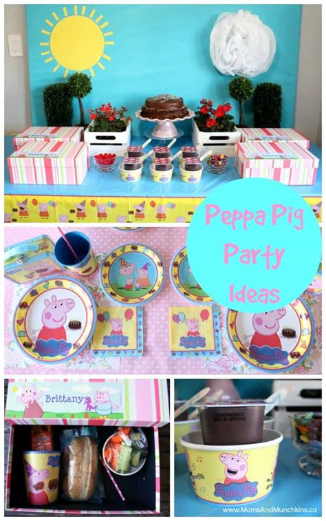 Peppa Pig Party Ideas and Supplies - Moms & Munchkins