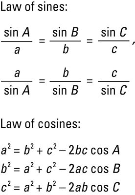 How do you use the law of cosines or law of sines if you are given C ...