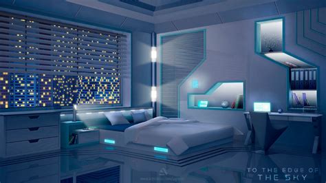 ArtStation - Bedroom, Laynesis Ling | Futuristic home, Futuristic ...