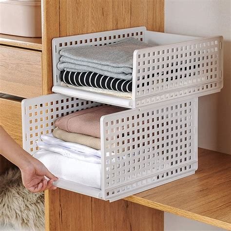 Stackable Drawers For Closet