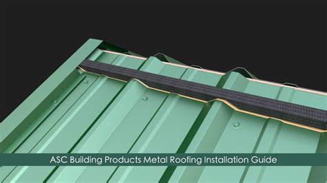 How to install Metal Roofing 3ft panels-ASC Building Products - YouTube