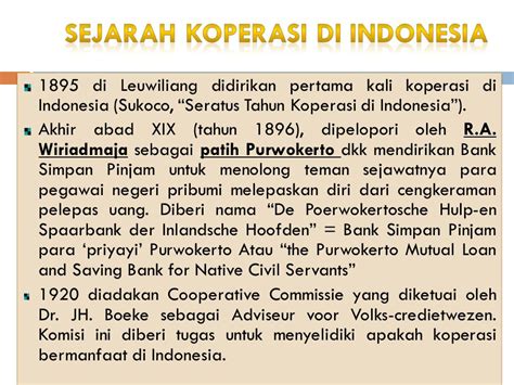 Sejarah Singkat Koperasi Indonesia – Brain