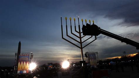 National Menorah lighting ceremony takes place to celebrate first night ...