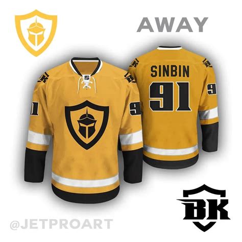 Las Vegas Black Knights Jersey Concept - SinBin.vegas