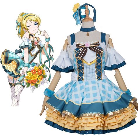 Love Live School Idol Project Ayase Eli Flower Bouquet Dress Uniform ...