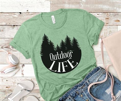 Free Outdoor Life SVG T Shirt Design - The Crafty Crafter Club | Free t ...