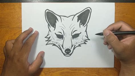 How To Draw A Fox Head