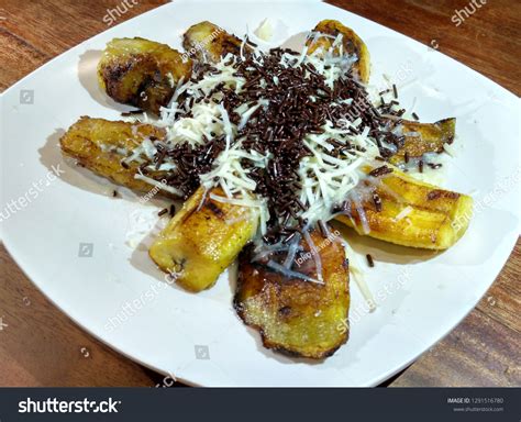 Pisang Goreng Keju Fried Banana Cheese Stock Photo 1291516780 ...