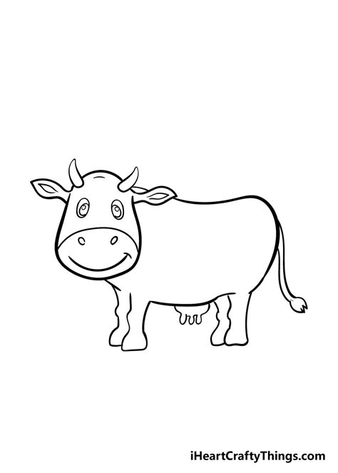 How To Draw A Cow