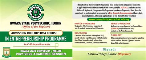 Kwara State Polytechnic, Ilorin | Kwara State Polytechnic, Ilorin