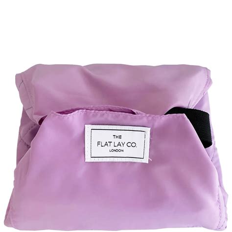 The Flat Lay Co. Open Flat Makeup Bag - Lilac - LOOKFANTASTIC