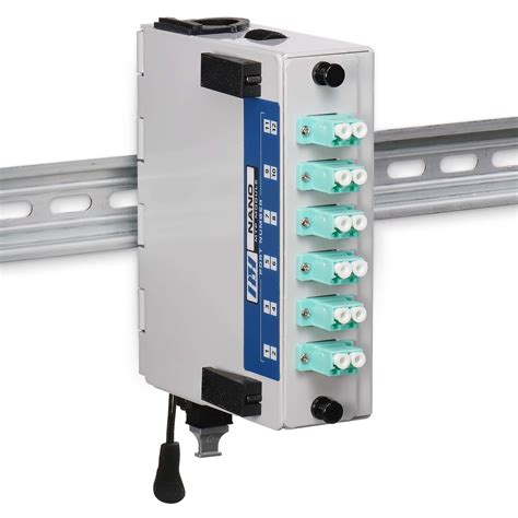 Fiber Optic Patch Panel DIN Rail Or Wall Mount With ST, SC, And LC ...