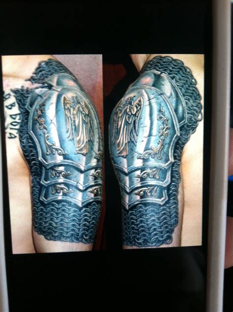 "Armor of God" tattoo | Armor tattoo, Shoulder armor tattoo, Armour tattoo