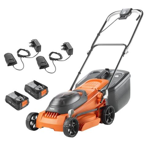 Flymo UltraStore 340R Li 36V Push Cordless Lawn Mower with Rear Roller ...