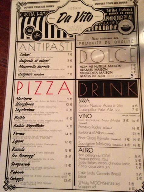 vitos italian restaurant menu - Cool Part Diary Stills Gallery