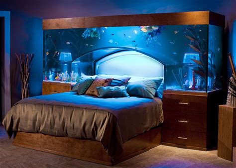 Amazing saltwater fish tanks | Unique bedroom design, Bedroom design ...