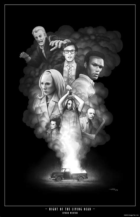 Night of the Living Dead Print · Art of Byron Winton · Online Store ...