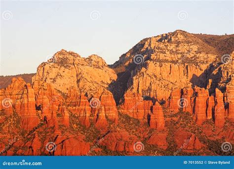 Sunset in Sedona Arizona stock photo. Image of sandstone - 7013552