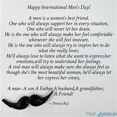 19 nov | Happy international men's day, International men's day, Men's ...