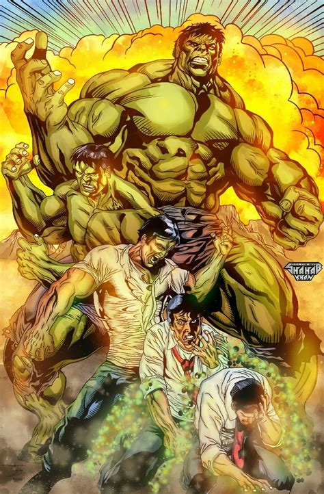 Hulk Transformation Color By Shahab Khan Pencilled By : Kevin-Sharpe ...