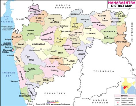 Maharashtra Map Road With Distance - Western Europe Map