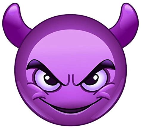 Purple Devil Emoji Wallpaper