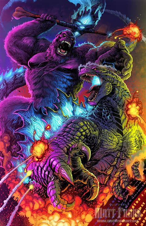 Godzilla vs Kong poster by KaijuSamurai | Godzilla vs. Kong | Godzilla ...