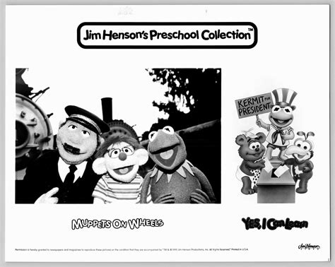 Jim Henson's Preschool Dual View Movie 8x10 Animation Print Kermit the ...