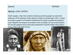 OCR EMC Anthology -Chief Joseph Surrender Speech, 1877 and Visit to ...