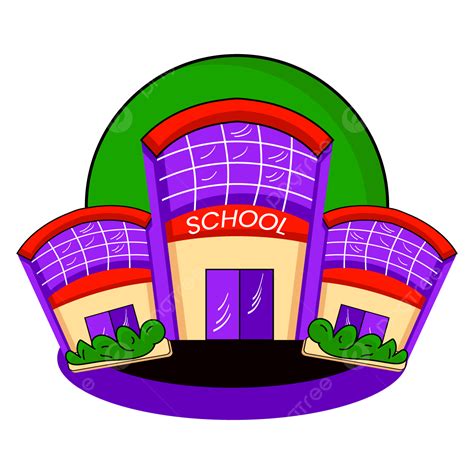 Realistic School Vector Arts, Realistic School, School, Student PNG and ...