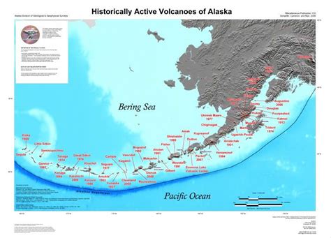 Alaska Volcano Map | Volcano