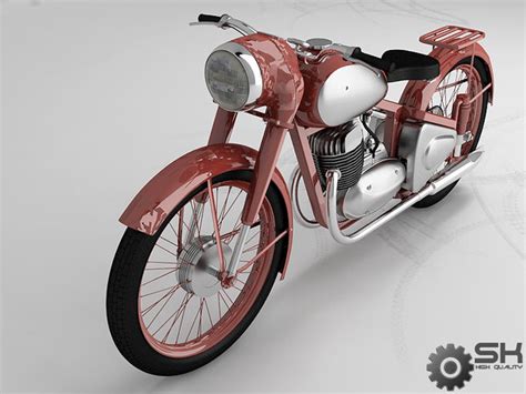 motorcycle java 3d model