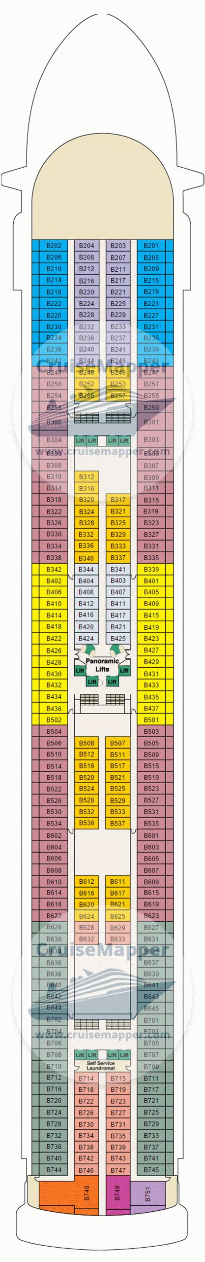 Pacific Adventure deck 24 plan | CruiseMapper