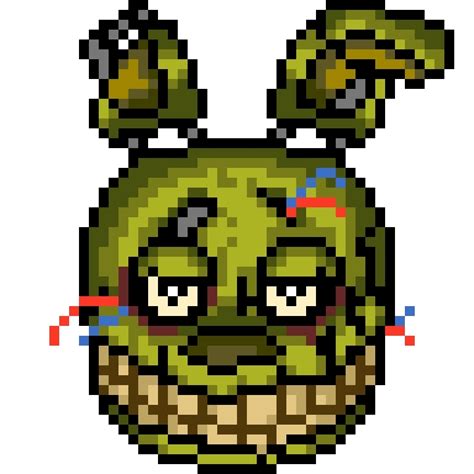 PIXEL: Springtrap by CABEZILLA142 on DeviantArt