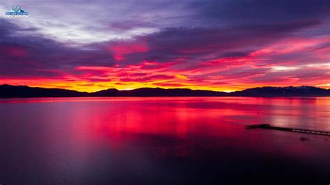 Sky Vision Captures Stunning Sunrise Over Lake Tahoe, CA | KRXI