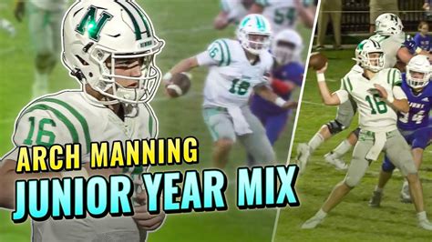 Arch Manning OFFICIAL Junior Year Highlights! The Next Manning Drops ...