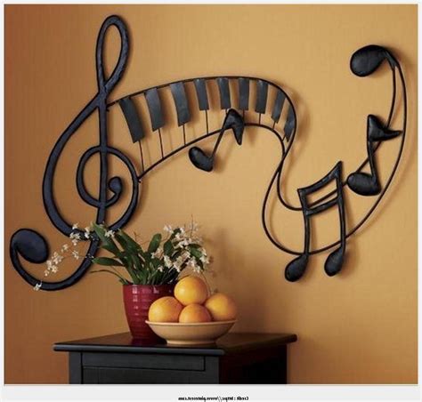 music themed wall decor – music themed metal wall art – Crpodt