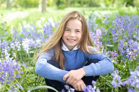 Princess Charlotte Poses With Puppy in 7th Birthday Portrait: Photos ...