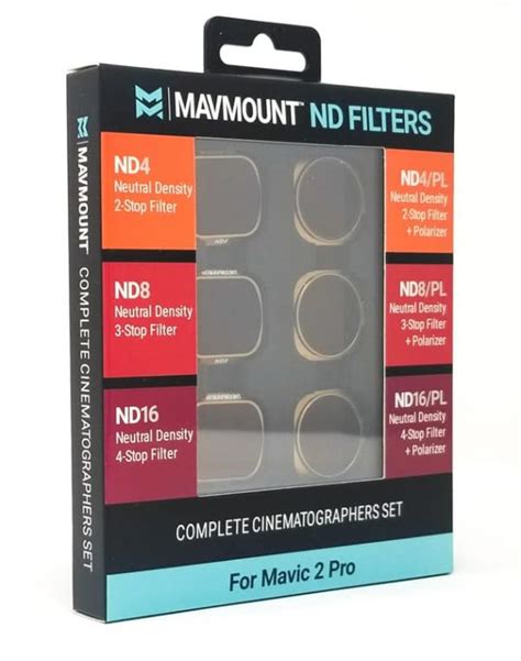 DJI Mavic 2 Pro Drone Polarized ND Filters 6 pack | VIBRANT & CORE ...