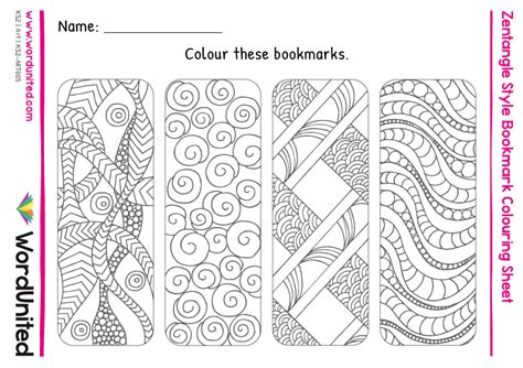 Free Printable Zentangle Bookmarks, 44% OFF | www.elevate.in