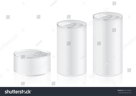 Aluminium Can Mockup Difference Size Ideal Stock Vector (Royalty Free ...