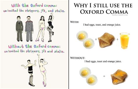 The Cambridge comma | Oxford comma meme, Oxford comma, Oxford comma humor