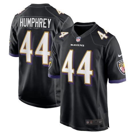 Baltimore Ravens Nike Game Alternate Jersey - Tough Black - Marlon ...